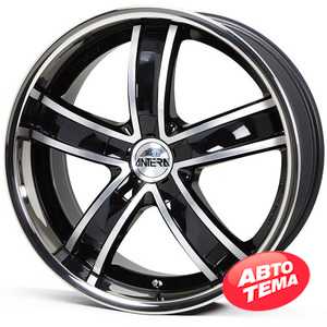 Купити Легковий диск ANTERA 381 Diamond Black Front and Lip Polished R22 W10 PCD5x120 ET40 DIA72.6