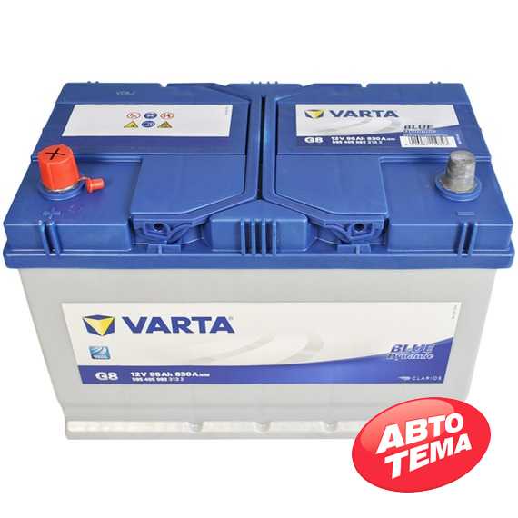 Купити Автомобільний акумулятор VARTA Blue Dynamic Asia (G8) 6СТ-95 L plus 595405083