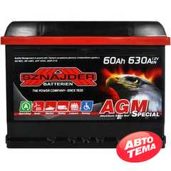 Купити Акумулятор SZNAJDER AGM AGM 60Ah 630A R Plus (L2)