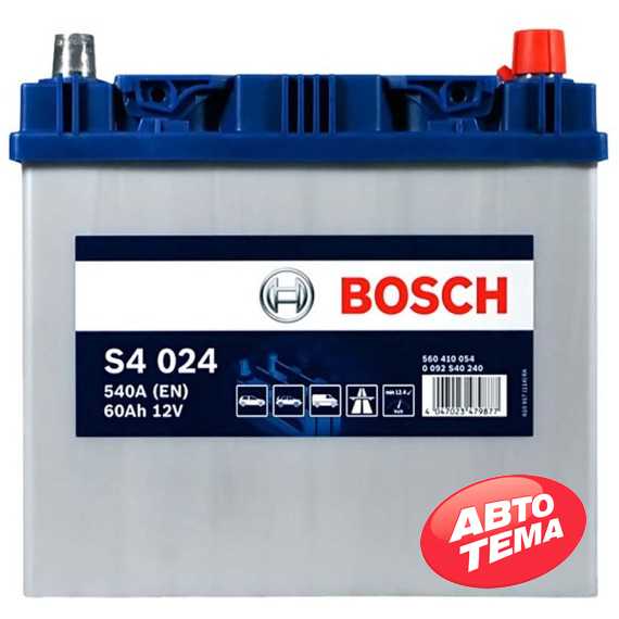 Купити Акумулятор BOSCH (S40 240) (D23) Asia 60Ah 540A R Plus