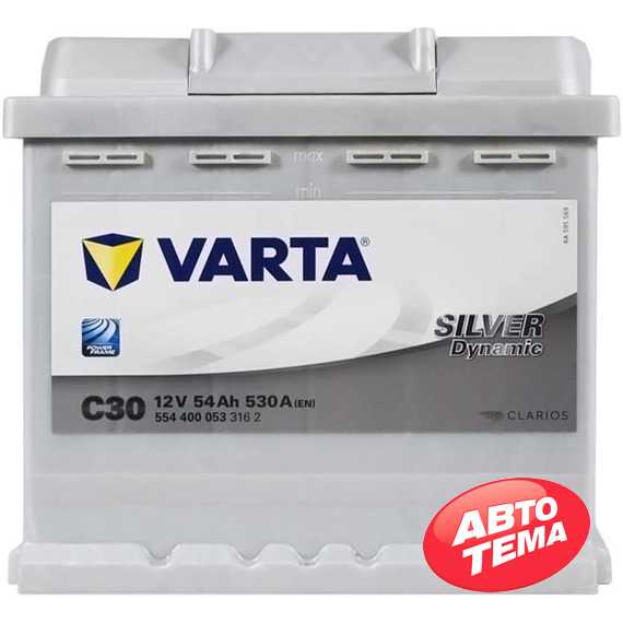 Купить Аккумулятор VARTA Silver Dynamic (C30) 6СТ-54 R Plus 554400053