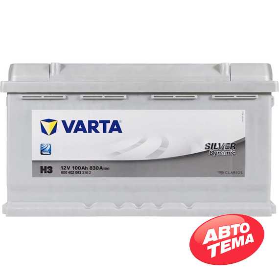 Купить Аккумулятор VARTA Silver Dynamic H3 6СТ-100 R plus 600402083