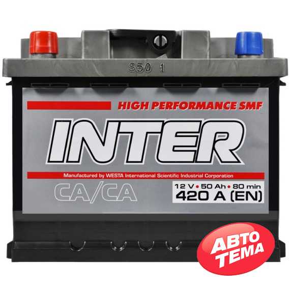 Купити Аккумулятор INTER high performance 50Ah 420A L+