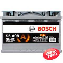 Купити Аккумулятор BOSCH AGM (S5A 080) (L3) 70Aз 760A R+