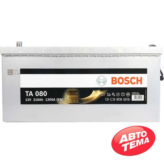 Аккумулятор BOSCH AGM (TA0 800) 210Ah 1200A L+ - Интернет магазин резины и автотоваров Autotema.ua
