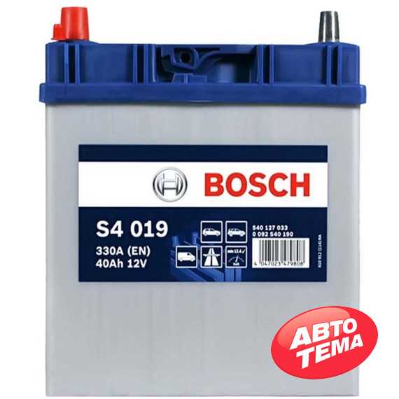 Аккумулятор BOSCH (S40 190) (B19) Asia - Интернет магазин резины и автотоваров Autotema.ua