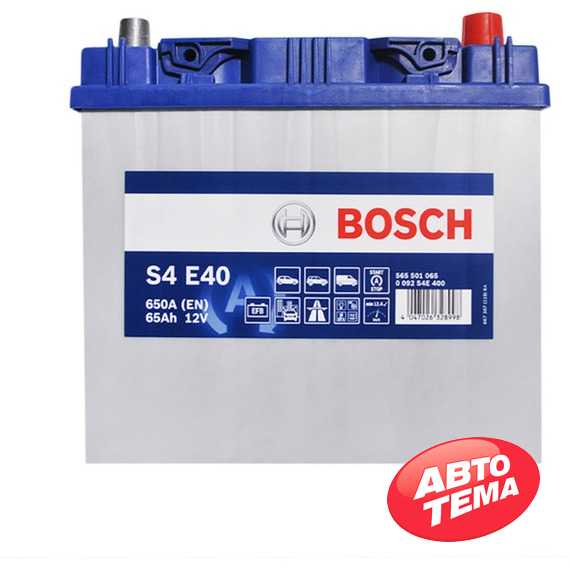 Аккумулятор BOSCH EFB Asia (S4E 400) (D23 - Интернет магазин резины и автотоваров Autotema.ua
