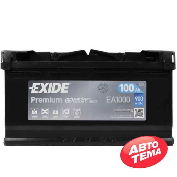 Купити Аккумулятор EXIDE Premium (EA1000) 100Аh 900Ah R+