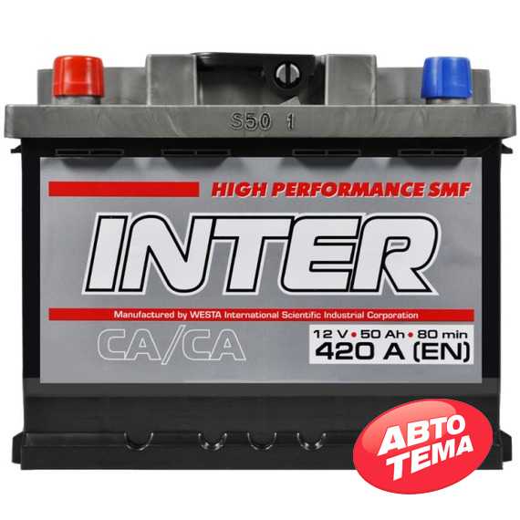 Аккумулятор INTER high performance - Интернет магазин резины и автотоваров Autotema.ua