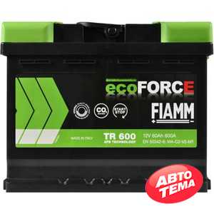 Купити Аккумулятор FIAMM Ecoforce AFB 6СТ-60 R+ (TR600) (L2)