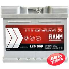 Купить Аккумулятор FIAMM Titanium Pro 6СТ-50 R+ (L1B)