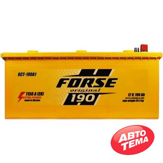 Купити Аккумулятор FORSE (D5) 6СТ-190 L+