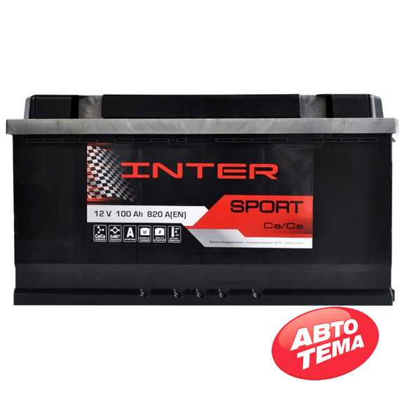 Купить Аккумулятор INTER Sport 6СТ-100 R+ (L5)