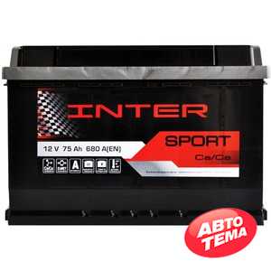 Купити Акумулятор INTER Sport 6СТ-75 L+ (L3)