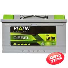 Купить Аккумулятор PLATIN Silver Diesel MF 6СТ-100 R+ (L4B)