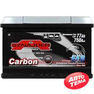 Купить Аккумулятор SZNAJDER Carbon Start Stop EFB 6СТ-77 R+ (L3) (577 05)
