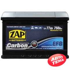 Купить Автомобильный аккумулятор ZAP Carbon EFB 6СТ-77 R+ (577 05) (L3)