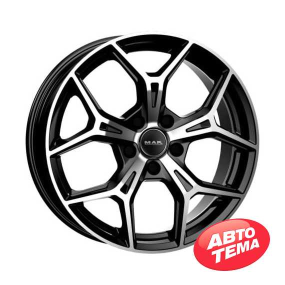 Купить Легковой диск MAK Gravel Black Mirror R18 W8 PCD6x139.7 ET50 DIA95.1