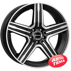 Купити Легковий диск MAK Lewis Black Mirror R20 W8.5 PCD5x112 ET30 DIA66.6