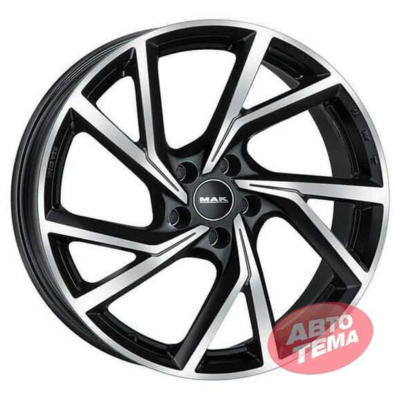 Купити Легковий диск MAK KASSEL BLACK MIRROR R17 W7.5 PCD5x110 ET33 DIA65.1