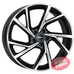 Купить Легковой диск MAK KASSEL BLACK MIRROR R18 W7.5 PCD5x120 ET50 DIA67.1